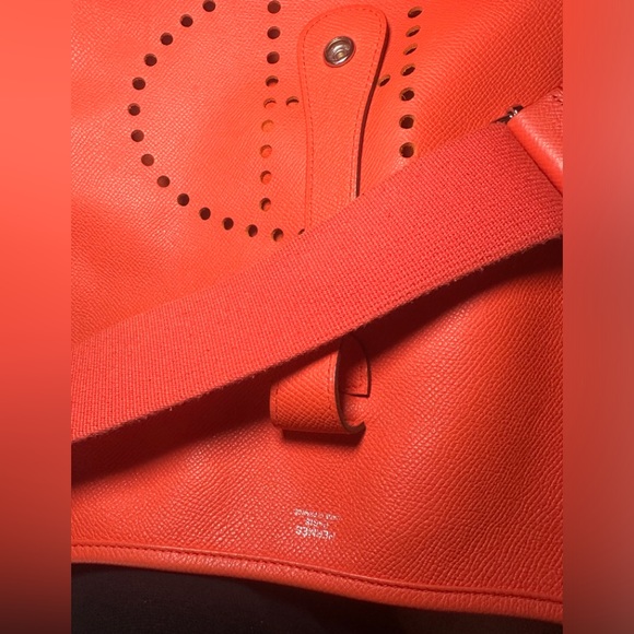 HERMES SOFT EPSOM CALFSKIN EVELYN POCHE - Picture 6 of 10